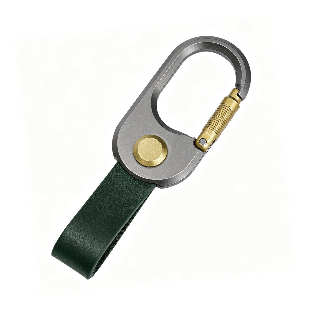 TGZUO Titanium & Brass Car Keychain TGFB58