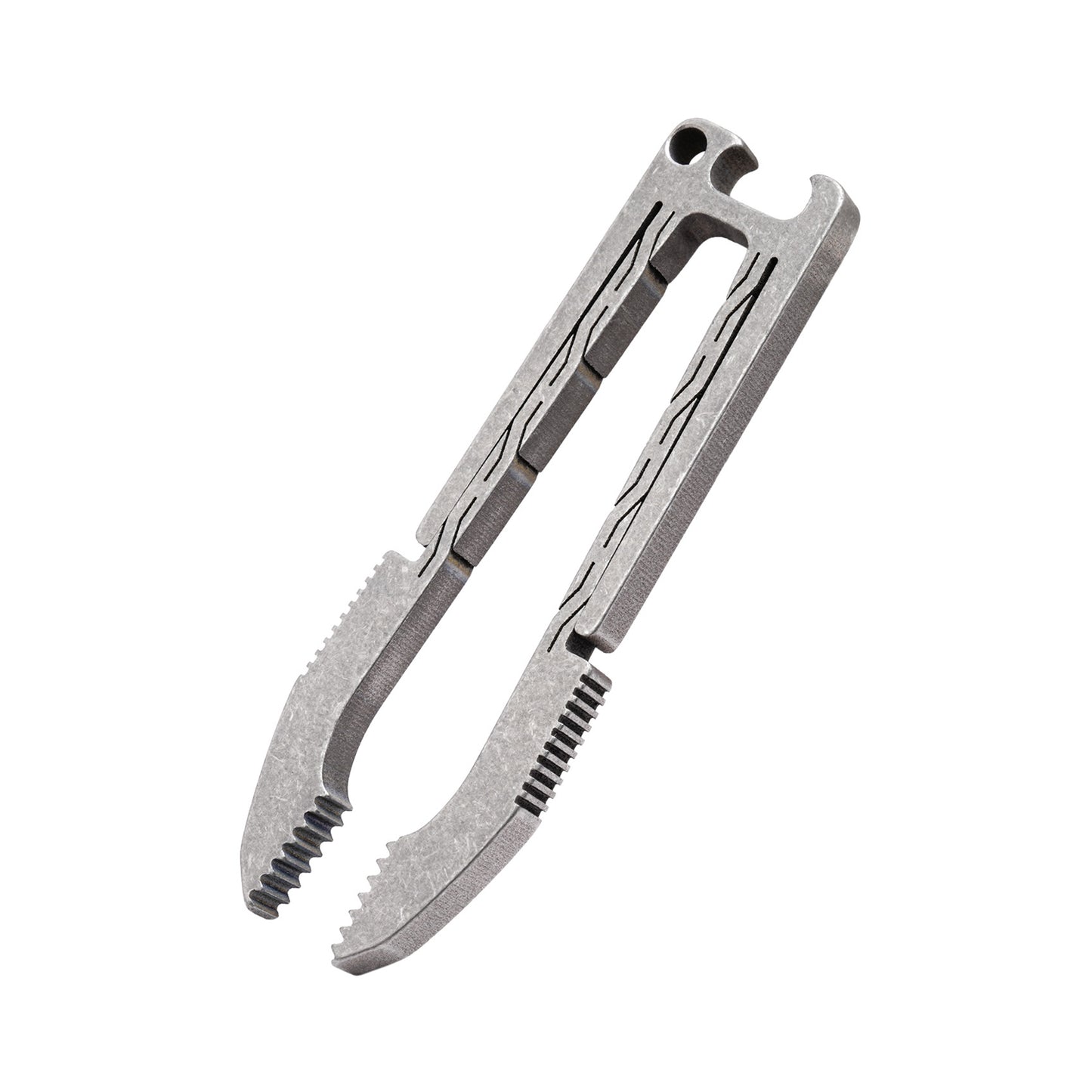 TGZUO Titanium Alloy EDC Mini Multi‑Tool Tweezers TGFL06