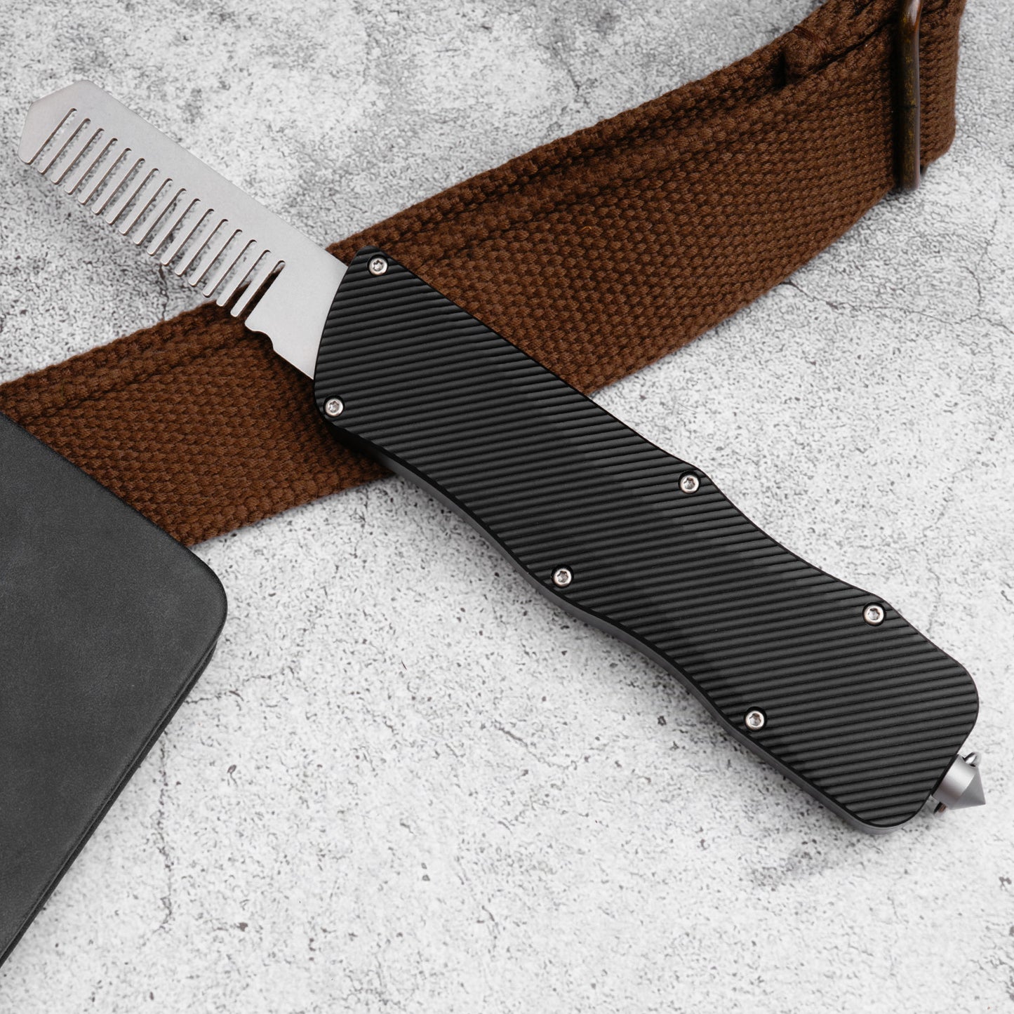 Aluminum alloy utility knife, replaceable blade, carry sharp tools with you, quick opening, free blade, free waterproof packaging box