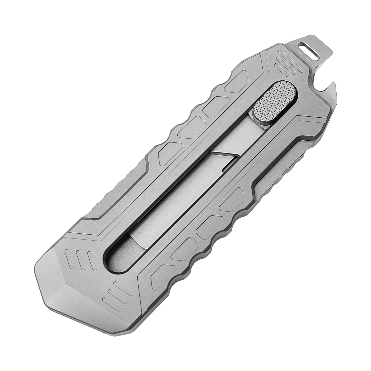 Titanium alloy utility knife push-pull quick-change blade, ten pieces for free, suitable for blades