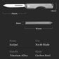 Titanium scalpel Mini folding knife Folding knife Long portable utility knife EDC Express Knife 60 blade