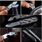 Titanium alloy multi-function EDC tool Folding knife Corkscrew crowbar Screw sharp key knife Pocket knife Portable