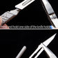 Titanium folding pocket knife holder Mini EDC Multi-function scalpel Hunting Knife utility for outdoor use with 10 #11 carbon steel replacement blades