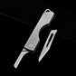 Titanium Mini Knife Portable folding knife with outdoor utility knife Scalpel 11 blade