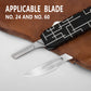 Aluminum alloy telescopic utility knife 24 No. 60 blade Universal removable replacement blade with window breaking function