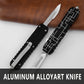 Aluminum alloy telescopic utility knife 24 No. 60 blade Universal removable replacement blade with window breaking function