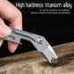 Outdoor titanium alloy multi-function tool Wrench crowbar bottle opener Box knife screwdriver seat self-defense equipment