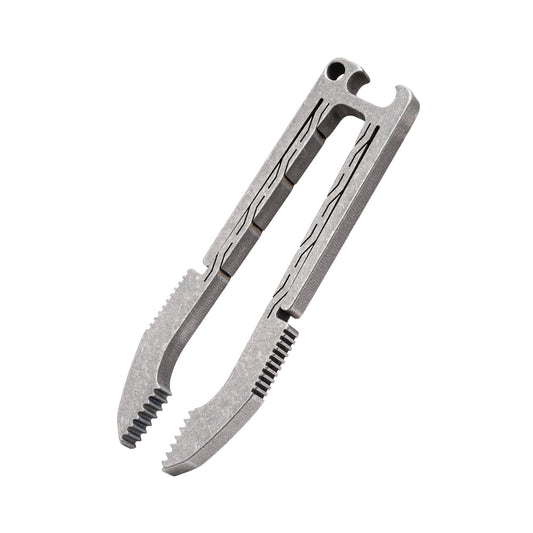 TGZUO Titanium Alloy EDC Mini Multi‑Tool Tweezers TGFL06