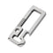 TGZUO Titanium Alloy  Multi Tool EDC Keychain TGWB02 Silvery