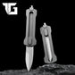 Titanium alloy pocket knife outdoor edc multi-function tool innovative tool knife quick disassembly