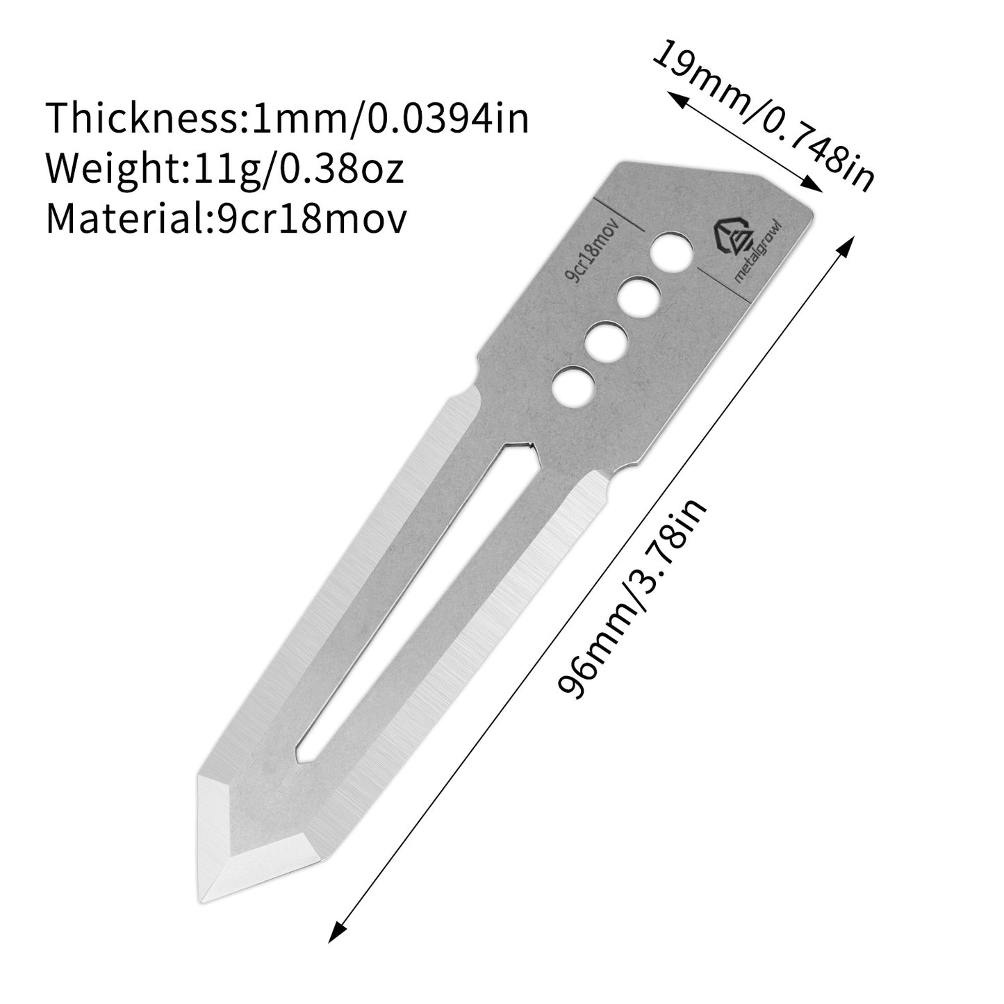 Aluminum alloy utility knife, replaceable blade, carry sharp tools with you, quick opening, free blade, free waterproof packaging box