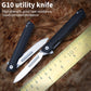 Folding pocket knife G10 Handle Mini EDC Keychain Scalpel Hunting knife Utility with 60 carbon steel blade