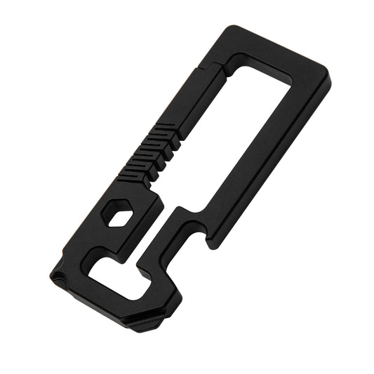 TGZUO Titanium Alloy Multi Tool EDC Keychain TGWB02 Black