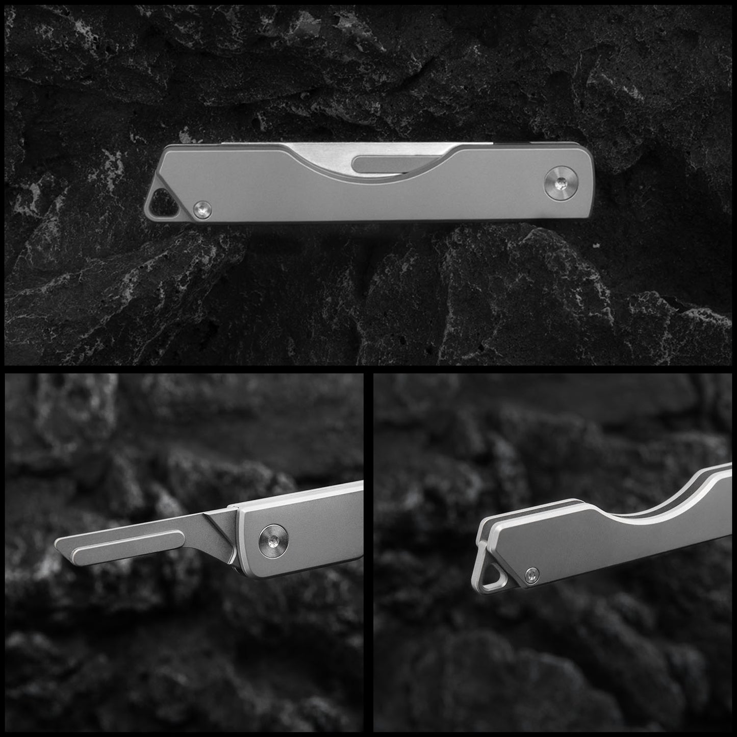 Titanium scalpel Mini folding knife Folding knife Long portable utility knife EDC Express Knife 60 blade