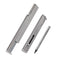 TGZUO Titanium Alloy Multi‑Function Sliding Marking Ruler EDC Tool TGFL07 Grey