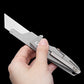 Titanium Alloy Utility Knife Handle Universal Folding Cutting Utility Knife Quick Change Blade