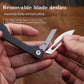 Carbon fiber Folding Pocket Knife Small EDC knife Utility for Outdoor Survival Camping #24 Replaceable Stainless steel Blades Box Cutter