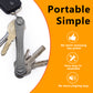 Titanium key organizer DIY hand key clip EDC tool Multi-functional accessories hook key chain