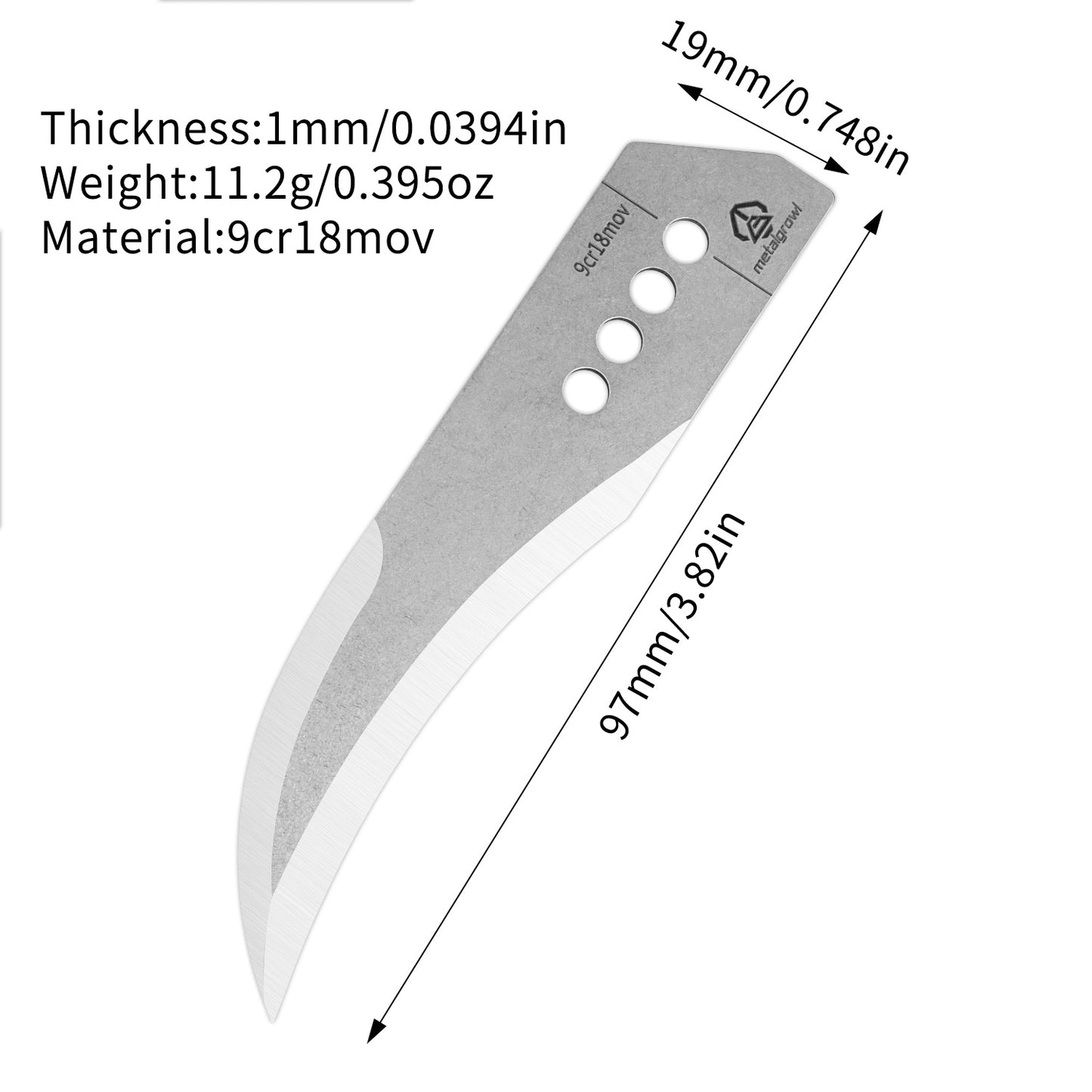 Aluminum alloy utility knife, replaceable blade, carry sharp tools with you, quick opening, free blade, free waterproof packaging box