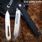 Folding pocket knife G10 Handle Mini EDC Keychain Scalpel Hunting knife Utility with 60 carbon steel blade