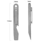 Titanium Pry Bar EDC Multi Function Wrench Pocket Tool with Clip Lanyard Hole