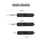 Aluminum alloy telescopic utility knife 24 No. 60 blade Universal removable replacement blade with window breaking function