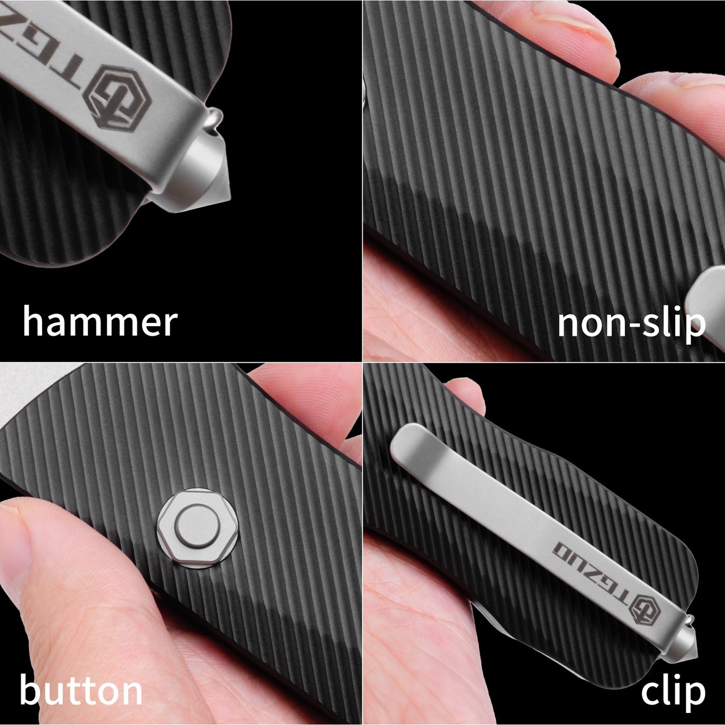 Aluminum alloy utility knife, replaceable blade, carry sharp tools with you, quick opening, free blade, free waterproof packaging box