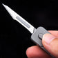 Titanium alloy push-pull telescopic utility knife Unpacking express knife Unpacking mini pocket knife outdoor EDC knife