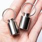 Titanium alloy sealed waterproof travel vial Pill Box Pill jar Outdoor EDC portable emergency life-saving pill bottle