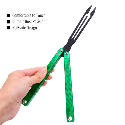 TGZUO 9.84" Professional Precision Practice Gear - Safe Cutter Precision Machined Aluminium Handle (Green)