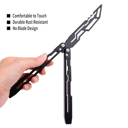 TGZUO 9.84" Professional Precision Practice Gear - Safe Cutter Precision Machined Aluminium Handle (Black)