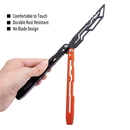 TGZUO 9.84" Professional Precision Practice Gear - Safe Cutter Precision Machined Aluminium Handle (Orange Black)