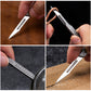 Titanium folding pocket knife holder Mini EDC Multi-function scalpel Hunting Knife utility for outdoor use with 10 #11 carbon steel replacement blades