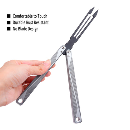 TGZUO 9.84" Professional Precision Practice Gear - Safe Cutter Precision Machined Aluminium Handle (Silvery)