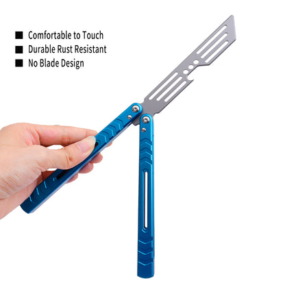 TGZUO 9.76" Professional Precision Practice Gear - Safe Cutter Precision Machined Aluminium Handle (Blue)