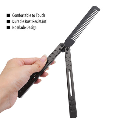 TGZUO 9.72" Professional Precision Practice Gear Comb - Safe Cutter Precision Machined Aluminium Handle (TGZUO 9.72" Professional Precision Practice Gear Comb - Safe Cutter Precision Machined Aluminium Handle (Grey))