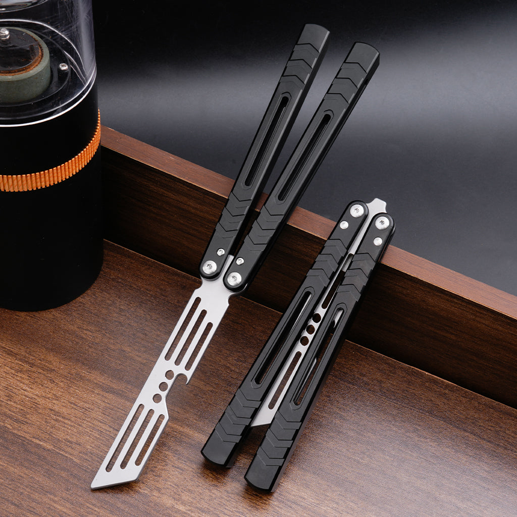 TGZUO 9.76" Professional Precision Practice Gear - Safe Cutter Precision Machined Aluminium Handle (Black)