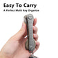 Titanium key organizer DIY hand key clip EDC tool Multi-functional accessories hook key chain