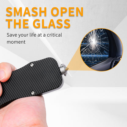 TGZUO Heavy-Duty Retractable Utility Tool - 5cr15mov Cutter & Precision Machined Aluminum Handle(Black)