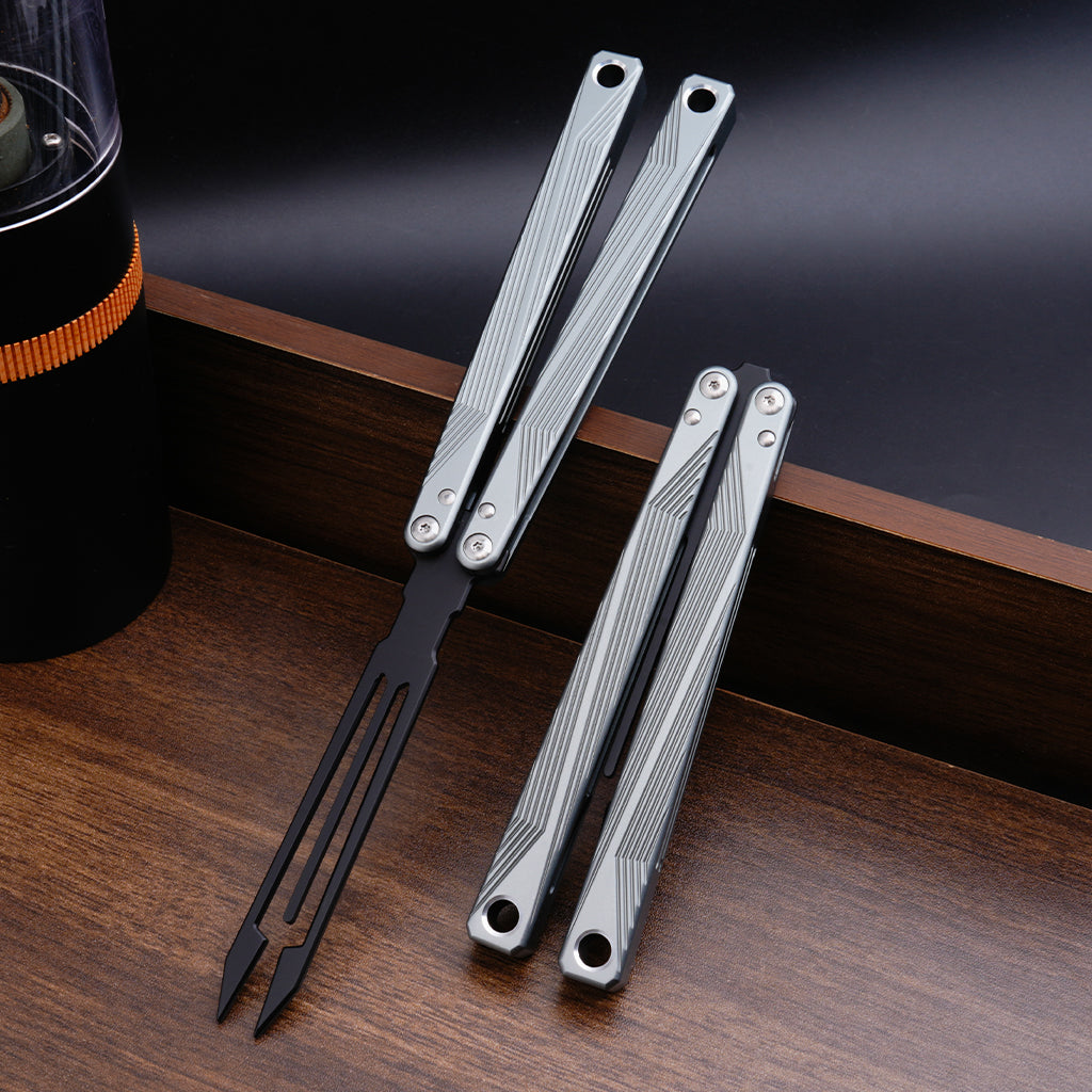 TGZUO 9.84" Professional Precision Practice Gear - Safe Cutter Precision Machined Aluminium Handle (Silvery)
