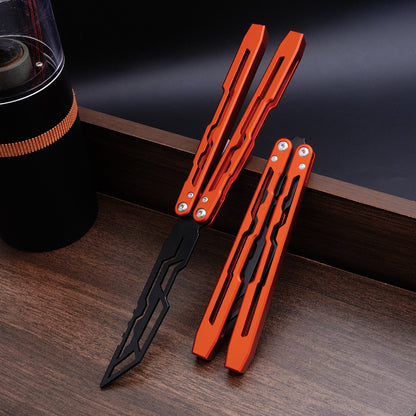 TGZUO 9.84" Professional Precision Practice Gear - Safe Cutter Precision Machined Aluminium Handle (Orange)