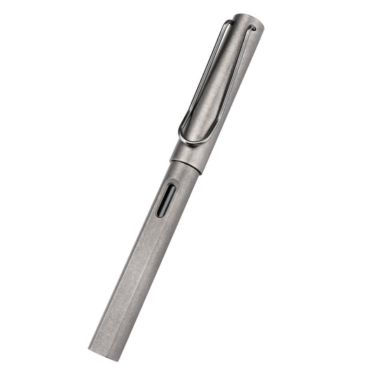 TGZUO Stone Wash Titanium Dual Purpose EDC Pen (Fountain & Gel Pen)