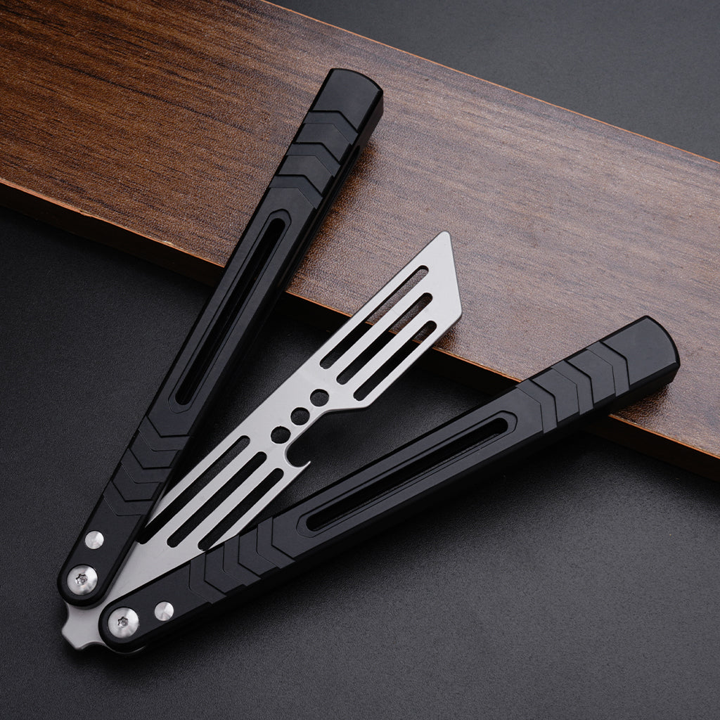 TGZUO 9.76" Professional Precision Practice Gear - Safe Cutter Precision Machined Aluminium Handle (Black)