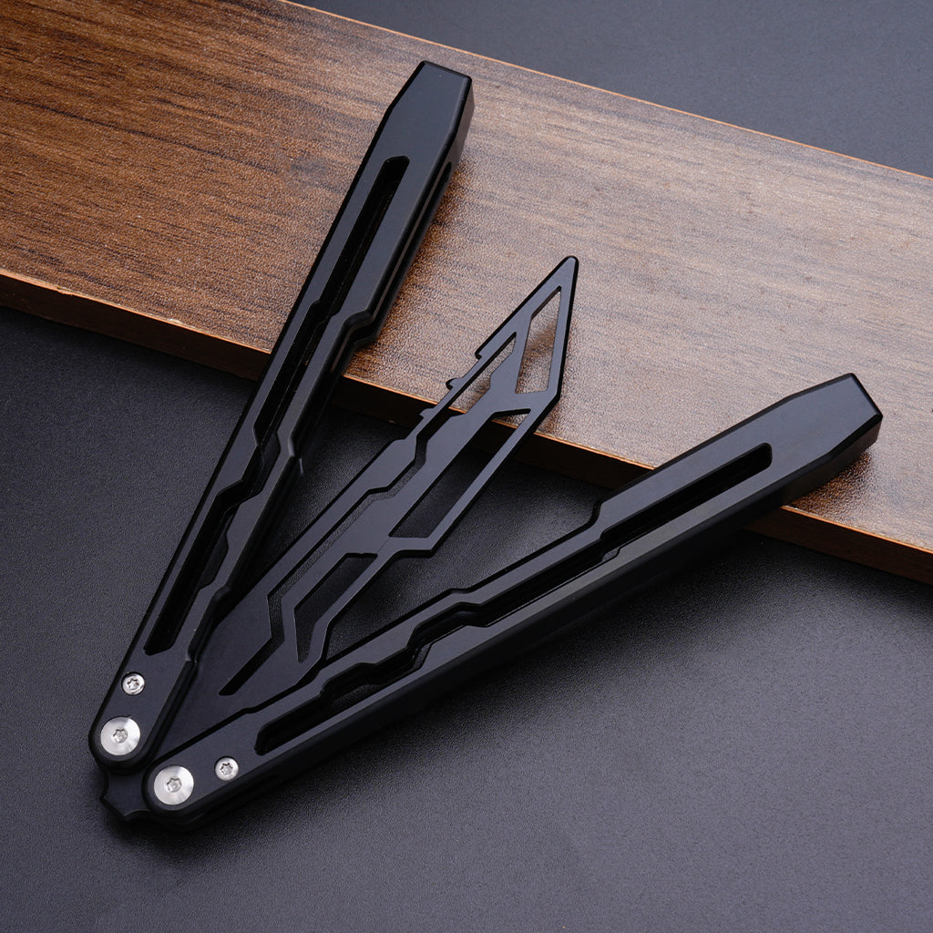 TGZUO 9.84" Professional Precision Practice Gear - Safe Cutter Precision Machined Aluminium Handle (Black)