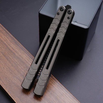 TGZUO 9.72" Professional Precision Practice Gear Comb - Safe Cutter Precision Machined Aluminium Handle (TGZUO 9.72" Professional Precision Practice Gear Comb - Safe Cutter Precision Machined Aluminium Handle (Grey))