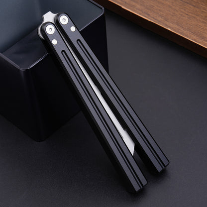TGZUO 9.76" Professional Bearing Precision Practice Gear - Safe Cutter Precision Machined Aluminium Handle (Black)