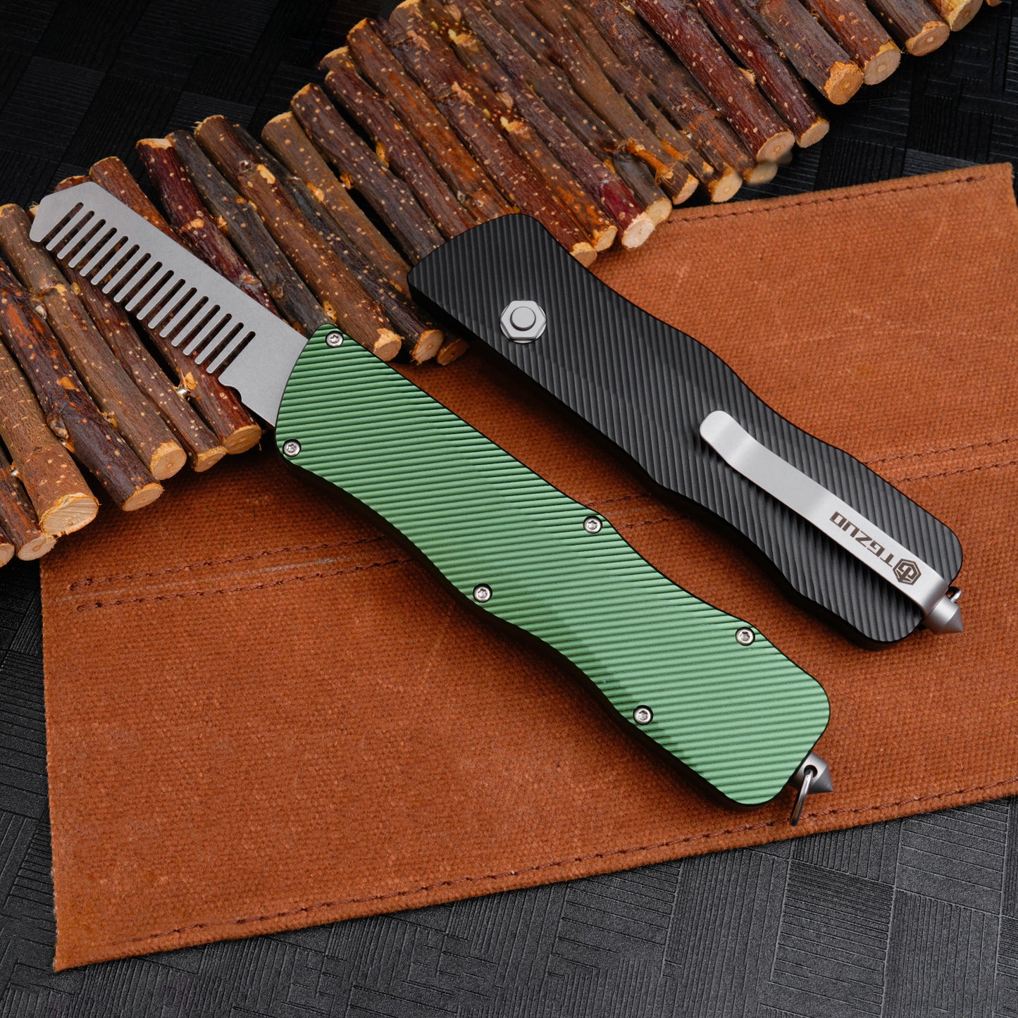 Aluminum alloy utility knife, replaceable blade, carry sharp tools with you, quick opening, free blade, free waterproof packaging box