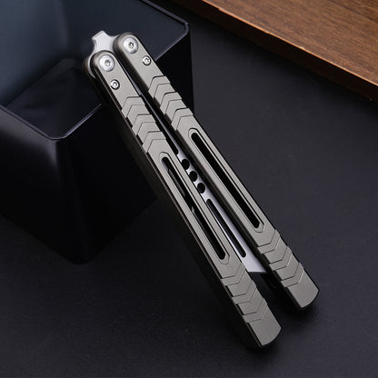 TGZUO 9.76" Professional Precision Practice Gear - Safe Cutter Precision Machined Aluminium Handle (Grey)