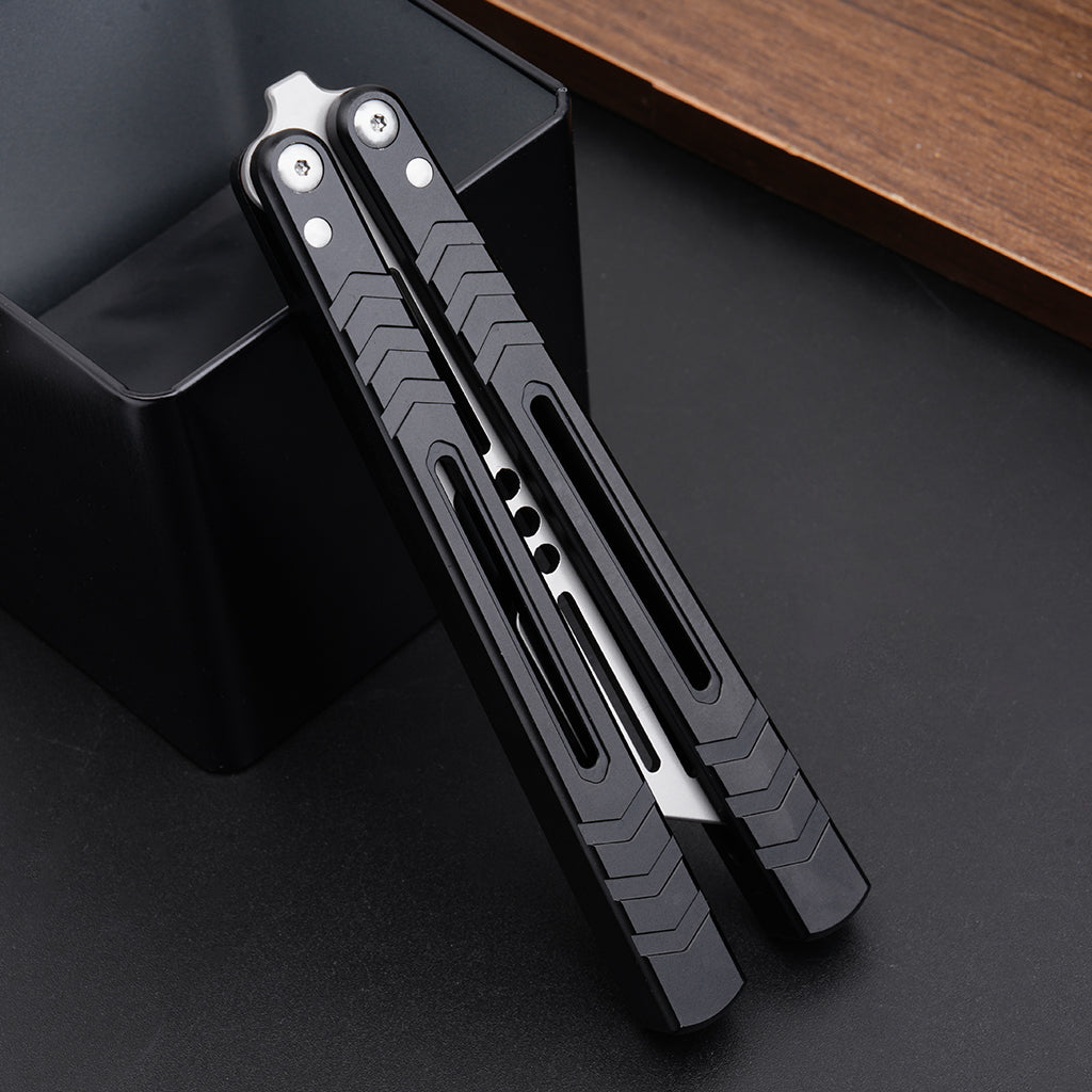 TGZUO 9.76" Professional Precision Practice Gear - Safe Cutter Precision Machined Aluminium Handle (Black)