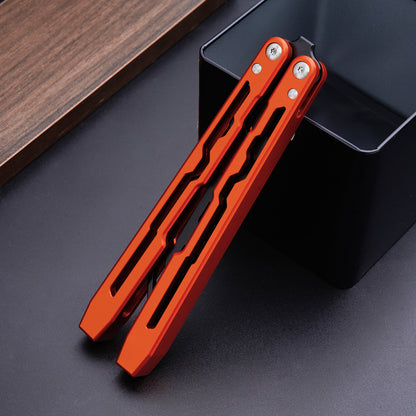TGZUO 9.84" Professional Precision Practice Gear - Safe Cutter Precision Machined Aluminium Handle (Orange)